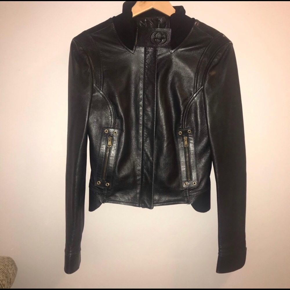 GUCCI Leather Jacket 🧥 - Picture 2 of 11